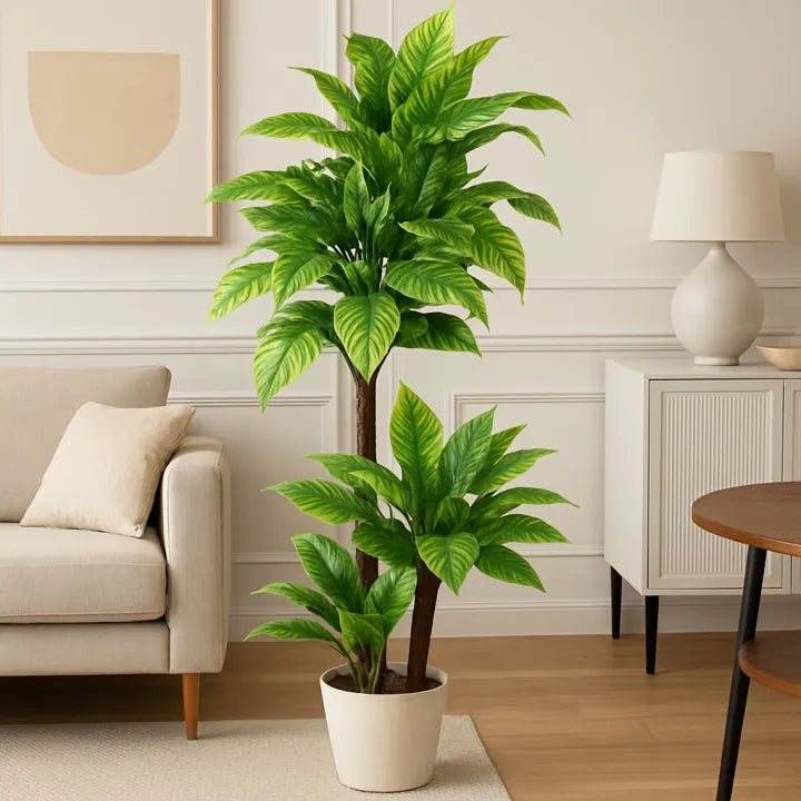 ArtArtificial Leaves Plant Tree  | Large Indoor Greenery | Home & Office Decor | Realistic Money Leaf |